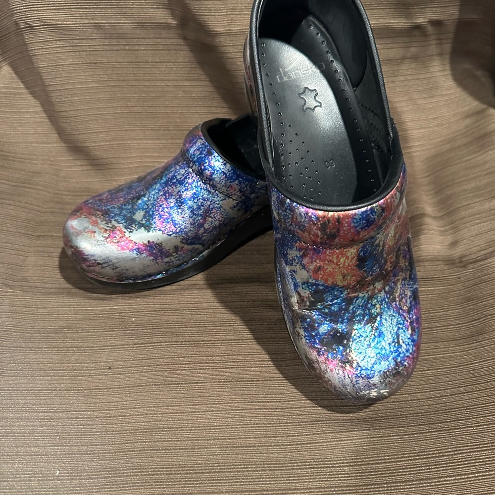 Dansko multicolored busing shoe